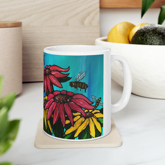 "Bee Kind, Bee Sweet, Bee Yourself" 11 oz. Ceramic Mug
