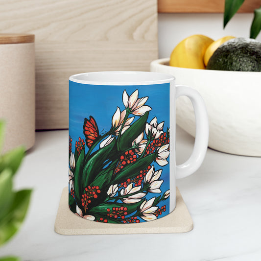 Softly Sway Through Your Day Floral Mug 11oz